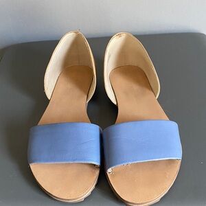 Nine West Blue and Tan Women's Sandals